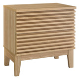 Modway Furniture Render Two-Drawer Nightstand 0423 Oak MOD-6964-OAK