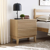Modway Furniture Render Two-Drawer Nightstand 0423 Oak MOD-6964-OAK