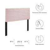 Modway Furniture Tranquil Twin Headboard XRXT Pink MOD-7023-PNK