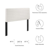 Modway Furniture Tranquil Twin Headboard XRXT White MOD-7023-WHI