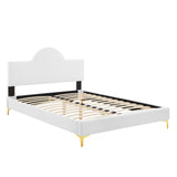 Sunny Performance Velvet Twin Bed White MOD-7027-WHI