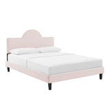 Soleil Performance Velvet Twin Bed Pink MOD-7033-PNK