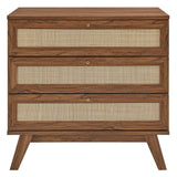 Modway Furniture Soma 3-Drawer Dresser 0423 Walnut MOD-7051-WAL