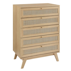 Modway Furniture Soma 5-Drawer Chest 0423 Oak MOD-7052-OAK