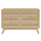 Modway Furniture Soma 6-Drawer Dresser 0423 Oak MOD-7053-OAK