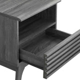 Modway Furniture Render Nightstand 0423 Charcoal MOD-7070-CHA