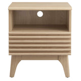 Modway Furniture Render Nightstand 0423 Oak MOD-7070-OAK