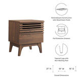 Modway Furniture Render Nightstand 0423 Walnut MOD-7071-WAL