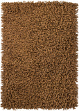 Chandra Rugs Montaro 100% Wool Hand-Woven Contemporary Thick Piles Shag Rug Brown 9' x 13'