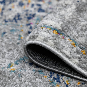 AMER Rugs Montana MON-11 Power-Loomed Medallion Transitional Area Rug Gray 8'10" x 11'10"