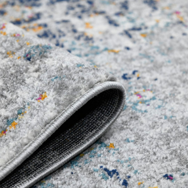 AMER Rugs Montana MON-11 Power-Loomed Medallion Transitional Area Rug Gray 8'10" x 11'10"