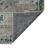AMER Rugs Montana MON-14 Power-Loomed Medallion Transitional Area Rug Teal 8'10" x 11'10"