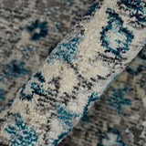 AMER Rugs Montana MON-14 Power-Loomed Medallion Transitional Area Rug Teal 8'10" x 11'10"