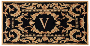 Safavieh Cambridge Monogram Hand Hooked Polypropylene Rug MON219V-36