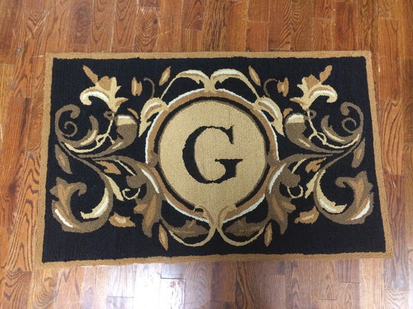 Safavieh English Garden Monogram HAND HOOKED POLYPROPYLENE Rug MON264G-36
