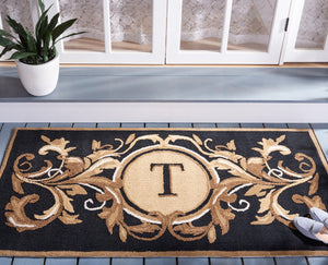 Safavieh English Garden Monogram HAND HOOKED POLYPROPYLENE Rug MON264T-36