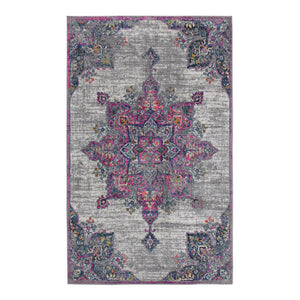 AMER Rugs Montana MON-9 Power-Loomed Medallion Transitional Area Rug Pink 8'10" x 11'10"