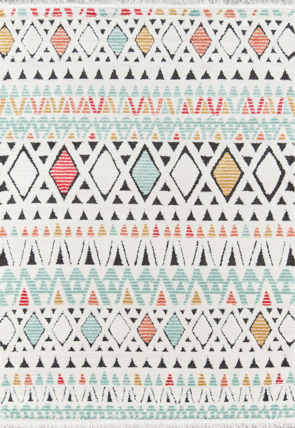 Momeni Monaco MOA-6 Machine Made Contemporary Moroccan Indoor Area Rug Multi 9'10" x 12'10" MONACMOA-6MTI9ACA