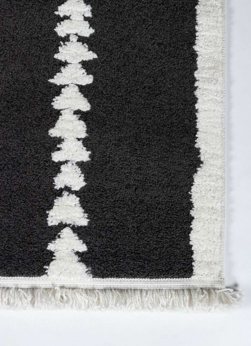 Momeni Monaco MOA-7 Machine Made Contemporary Geometric Indoor Area Rug Black 9'10" x 12'10" MONACMOA-7BLK9ACA