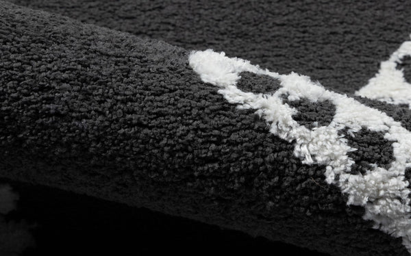 Momeni Monaco MOA-7 Machine Made Contemporary Geometric Indoor Area Rug Black 9'10" x 12'10" MONACMOA-7BLK9ACA