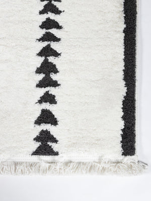 Momeni Monaco MOA-7 Machine Made Contemporary Geometric Indoor Area Rug Ivory 9'10" x 12'10" MONACMOA-7IVY9ACA