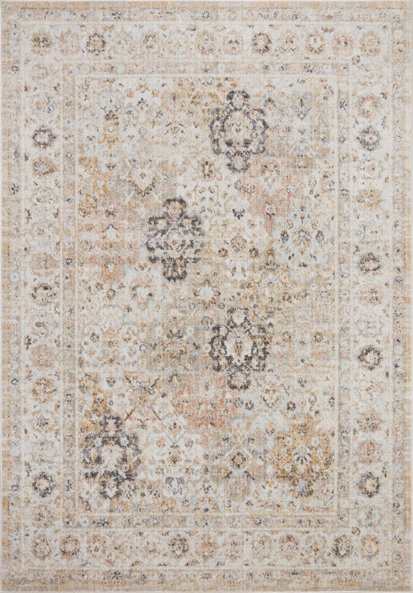 Loloi Loloi II Monroe MON-02 Traditional Power Loomed Rug Beige / Multi 11'-6" x 15'