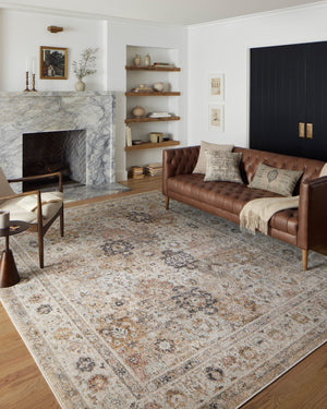 Loloi Loloi II Monroe MON-02 Traditional Power Loomed Rug Beige / Multi 11'-6" x 15'