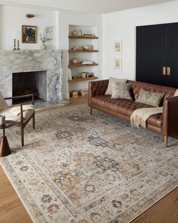 Loloi Loloi II Monroe MON-02 Traditional Power Loomed Rug Beige / Multi 11'-6" x 15'