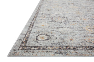 Loloi Loloi II Monroe MON-04 Traditional Power Loomed Rug Sky / Gold 11'-6" x 15'