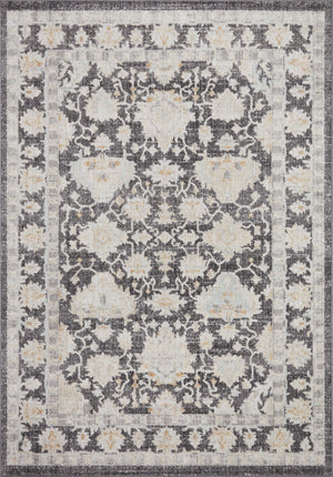 Loloi Loloi II Monroe MON-05 Traditional Power Loomed Rug Charcoal / Natural 11'-6" x 15'
