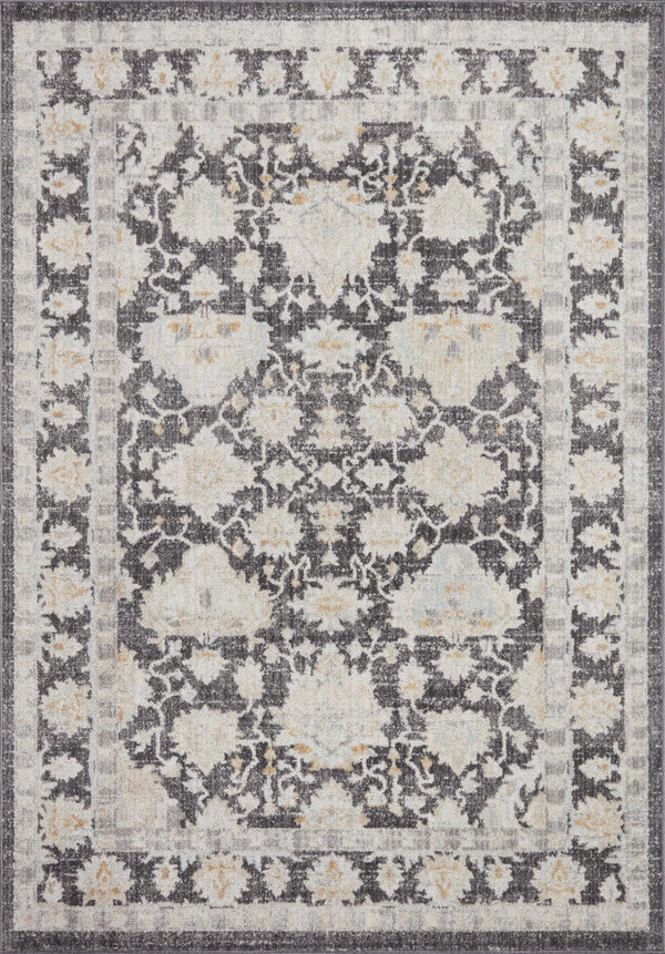 Loloi Loloi II Monroe MON-05 Traditional Power Loomed Rug Charcoal / Natural 11'-6" x 15'