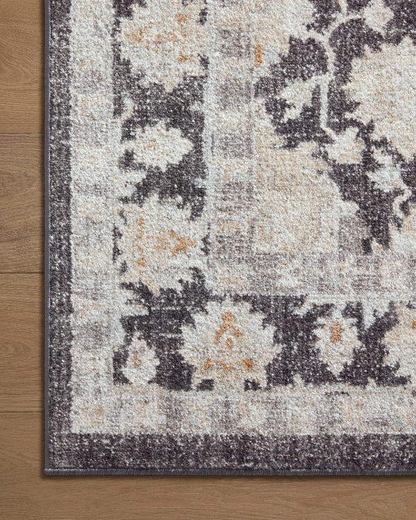 Loloi Loloi II Monroe MON-05 Traditional Power Loomed Rug Charcoal / Natural 11'-6" x 15'