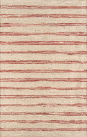 Momeni Novogratz Montauk MTK-2 Hand Woven Contemporary Striped Indoor Area Rug Terra Cott 8'6" x 11'6" MONTAMTK-2TER86B6