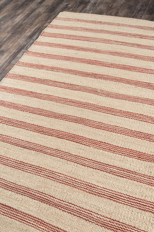 Momeni Novogratz Montauk MTK-2 Hand Woven Contemporary Striped Indoor Area Rug Terra Cott 8'6" x 11'6" MONTAMTK-2TER86B6