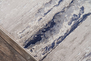 Momeni Monterey MO-08 Machine Made Contemporary Abstract Indoor Area Rug Blue 8'6" x 11'6" MONTEMO-08BLU86B6