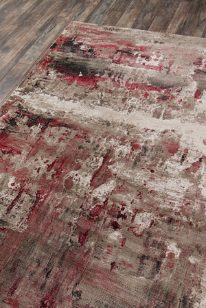 Momeni Monterey MO-09 Machine Made Contemporary Abstract Indoor Area Rug Red 8'6" x 11'6" MONTEMO-09RED86B6