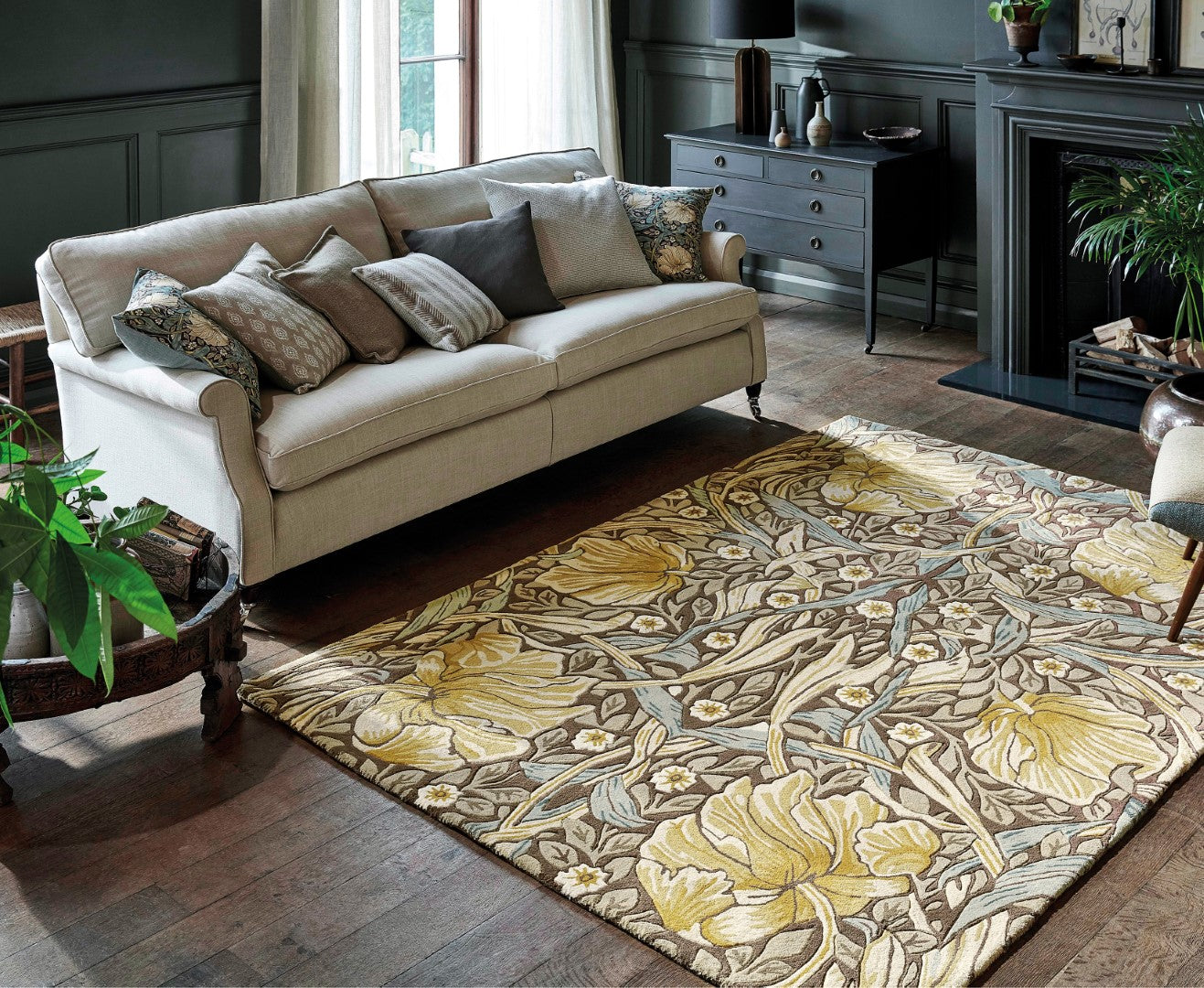 Morris and Co for Pimpernel Bullrush Rug - Thumbnail 2