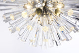 Bethel Chrome Chandelier in Crystal & Steel