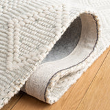 Safavieh Marbella 306 Hand Woven 100% Wool Pile Rug Ivory MRB306A-5
