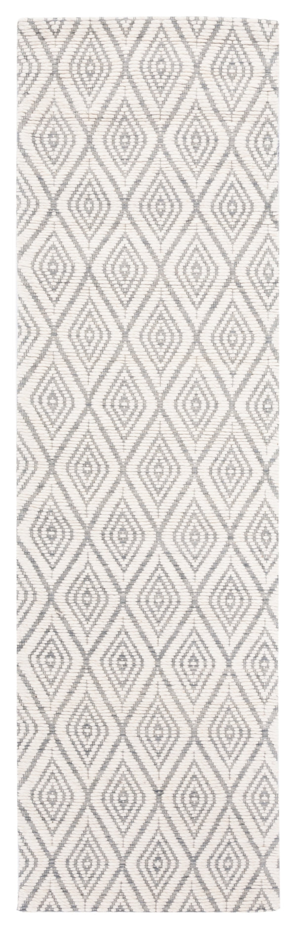 Safavieh Marbella 308 Hand Woven 100% Wool Pile Rug Grey / Ivory MRB308F-28