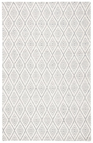 Safavieh Marbella 308 Hand Woven 100% Wool Pile Rug Grey / Ivory MRB308F-5