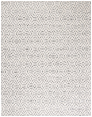 Safavieh Marbella 308 Hand Woven 100% Wool Pile Rug Dark Grey / Ivory MRB308G-8