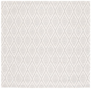Safavieh Marbella 308 Hand Woven 100% Wool Pile Rug Light Blue / Ivory MRB308L-6SQ