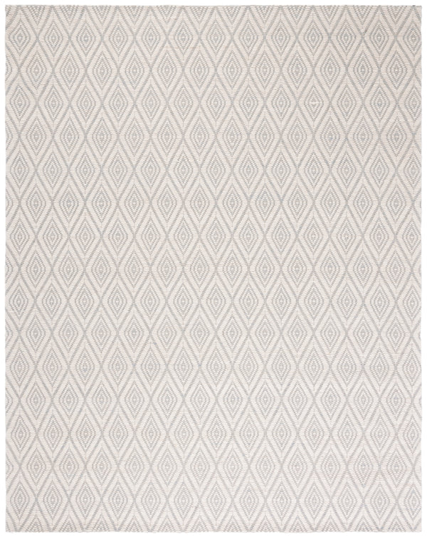 Safavieh Marbella 308 Hand Woven 100% Wool Pile Rug Light Blue / Ivory MRB308L-8