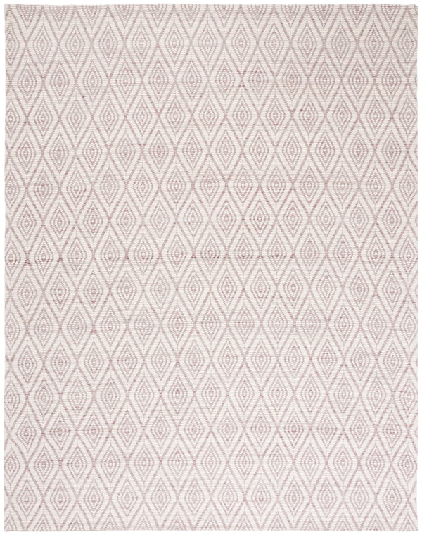 Safavieh Marbella 308 Hand Woven 100% Wool Pile Rug Dark Pink / Ivory MRB308U-8