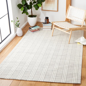 Safavieh Marbella 309 Hand Woven 100% Wool Pile Rug Light Grey / Beige MRB309F-5