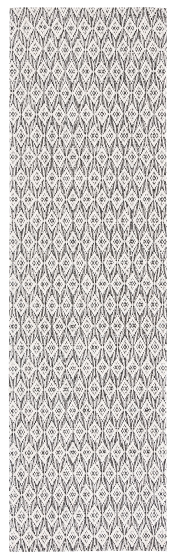 Safavieh Marbella 310 Hand Woven 100% Wool Pile Rug Ivory / Black MRB310A-28