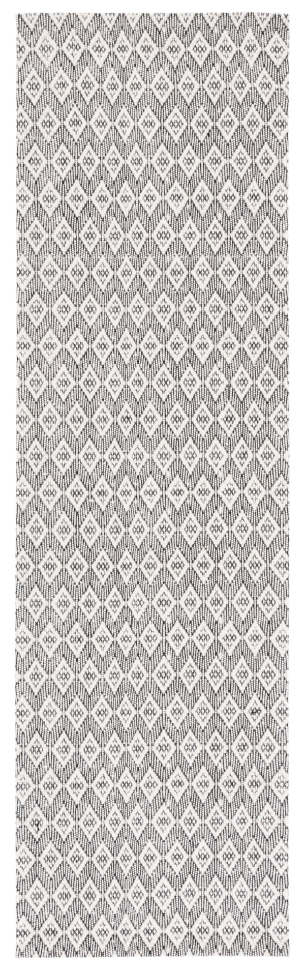 Safavieh Marbella 310 Hand Woven 100% Wool Pile Rug Ivory / Black MRB310A-28