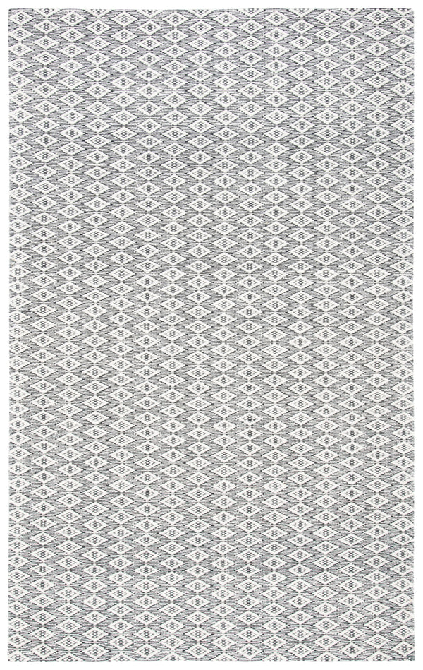 Safavieh Marbella 310 Hand Woven 100% Wool Pile Rug Ivory / Black MRB310A-5