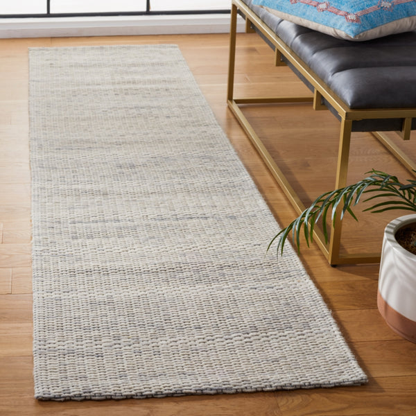 Safavieh Marbella 311 Hand Woven 100% Wool Pile Rug Grey / Beige MRB311F-28